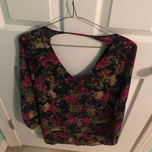 Nordstrom Long sleeve Floral Dress